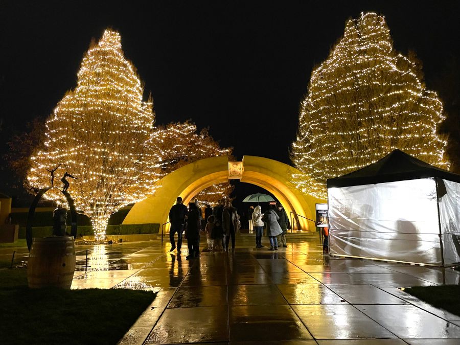 </who>The big trees at the keystone entrance to Mission Hill.