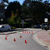 Mother and baby sent to hospital after being hit by vehicle in roundabout in BC