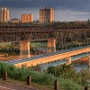 Charges laid after man in Edmonton fatally hit by dirt bike on walking bridge