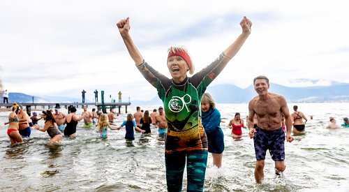 Brr! Two Penticton-area plunges this New Year's Day!