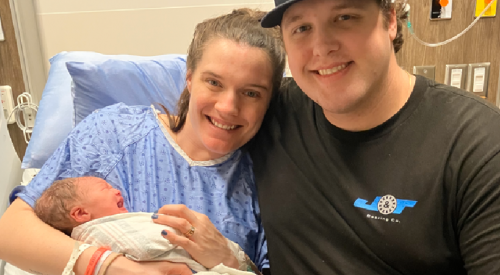 BC's 1st baby of 2025 born in Kamloops at 2 minutes after midnight