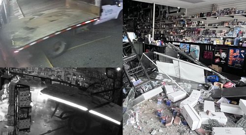 VIDEO: Stolen truck used as battering ram in devastating Kelowna smash and grab