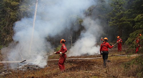 Prescribed burn happening north of Kamloops this week