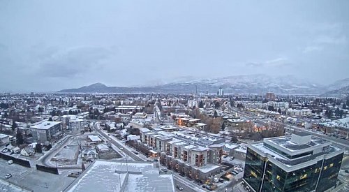 Kelowna weather: Snowy, gusty, high of -9ºC