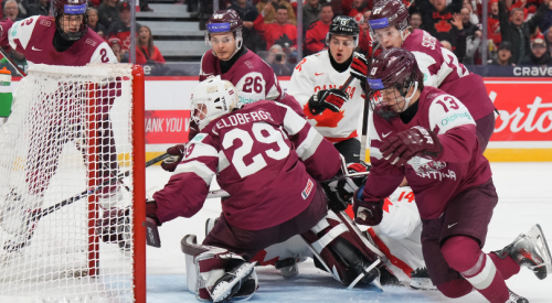 Latvia stuns Canada in a shootout at the World Juniors