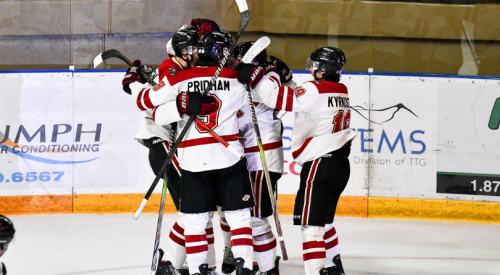 Warriors snap losing skid with 5 unanswered goals on Alberta road trip