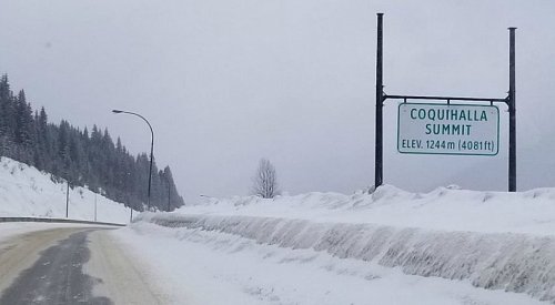 Snowfall warnings issued for Coquihalla and Hwy 3