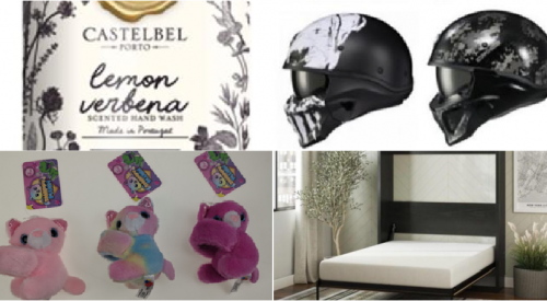 Beds that could tip over, contaminated hand soap, non-compliant Harley-Davidson helmets among latest recalls