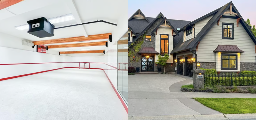 $3.2M home in BC comes with private indoor hockey rink 